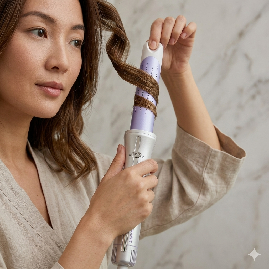 SHEGLAM One Touch Airflow Styler Pro – Rizador Automático con Aire Frío