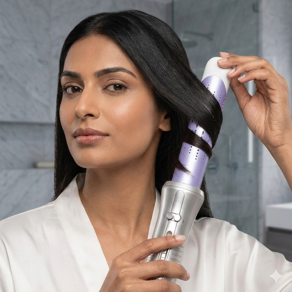 SHEGLAM One Touch Airflow Styler Pro – Rizador Automático con Aire Frío